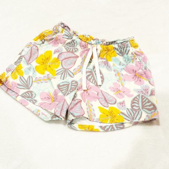 Cat & Jack Soft Shorts sz S (6/6x) Girls Pull on Shorts Floral Print Soft - Picture 2 of 6